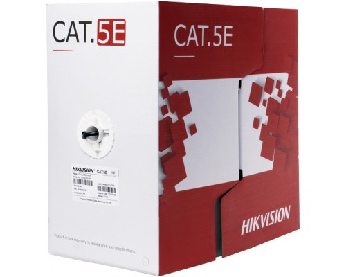 Кабель витая пара (для внешней прокладки) Hikvision UTP CAT 5E DS-1LN5EO-UU/E