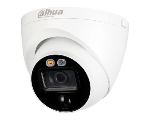 5MP HDCVI камера активного  реагирования DH-HAC-ME1500EP-LED 2.8mm