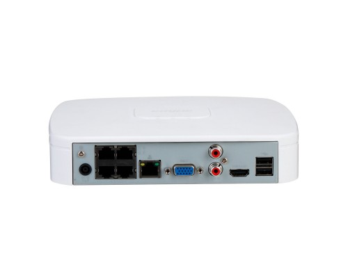 IP-видеорегистратор 4-канальный c PoE Dahua DHI-NVR2104-P-I c AI функциями