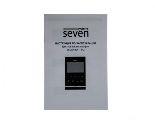 Комплект домофона SEVEN DP–7542 black