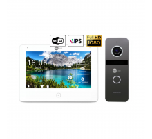 Комплект видеодомофона NeoLight NeoKIT HD Pro WiFi Graphite