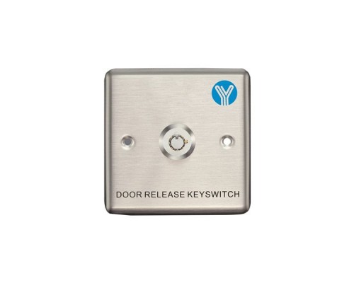 Кнопка выхода с ключом Yli Electronic YKS-850M для системы контроля доступа