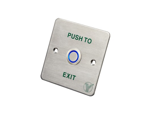 Кнопка выхода Yli Electronic PBK-814C(LED) с LED-подсветкой