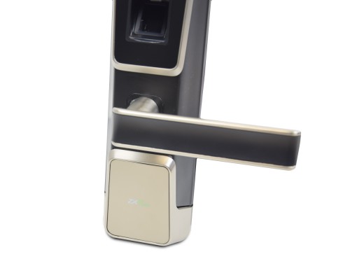 Smart замок ZKTeco ZM100 left для левых дверей со сканированием лица и считывателем отпечатка пальца